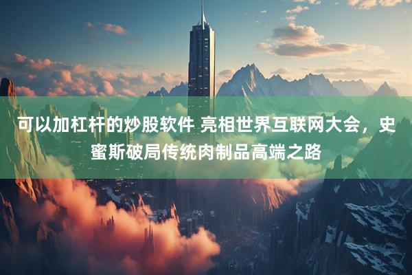 可以加杠杆的炒股软件 亮相世界互联网大会，史蜜斯破局传统肉制品高端之路