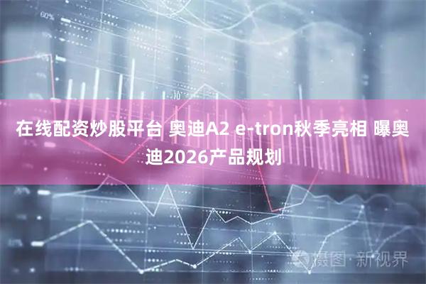 在线配资炒股平台 奥迪A2 e-tron秋季亮相 曝奥迪2026产品规划
